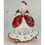 Coalport figure Time, limited edition from The Millennium Ball collection,
