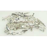 Selection of x 9 sterling silver bracelets 132.