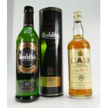 Glenfiddich single malt special reserve scotch whisky 70cl in original tin and 75cl Haig fine old
