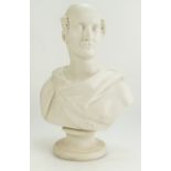Royal Worcester Parian bust of Prince Albert with impressed E.J.