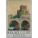 Original Railway Poster - Kelso by Harry Tittensor, printed by Jordison,
