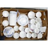 A collection of various Shelley china dinner ware comprising items of Blenheim, Daphne,