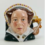 Royal Doulton large character jug of the year Queen Mary I D7188