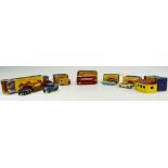 Group of six Lesney Matchbox models/vehicles.