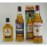 A collection of scotch whisky including 70cl Bells original blended Help for Heroes label,