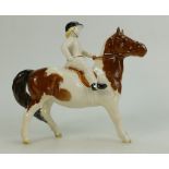 Beswick girl on skewbald pony 1499,