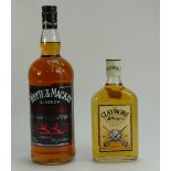 1 litre Whyte & Mackay special double marriage blend finest scotch whisky and 35cl Claymore