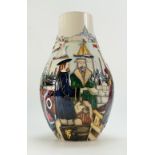 Moorcroft Merchants of Venice vase trial 26/7/16 designer Paul Hilditch height 31cm