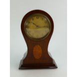 Inlaid Mahogany cased French mantle clock.