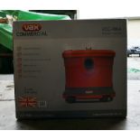 A VAX commercial VCC 08A vacuum cleaner.