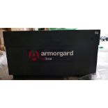 Large fork lift mountable Armorgard Ox Box. (Catalogue returned, please view for condition).