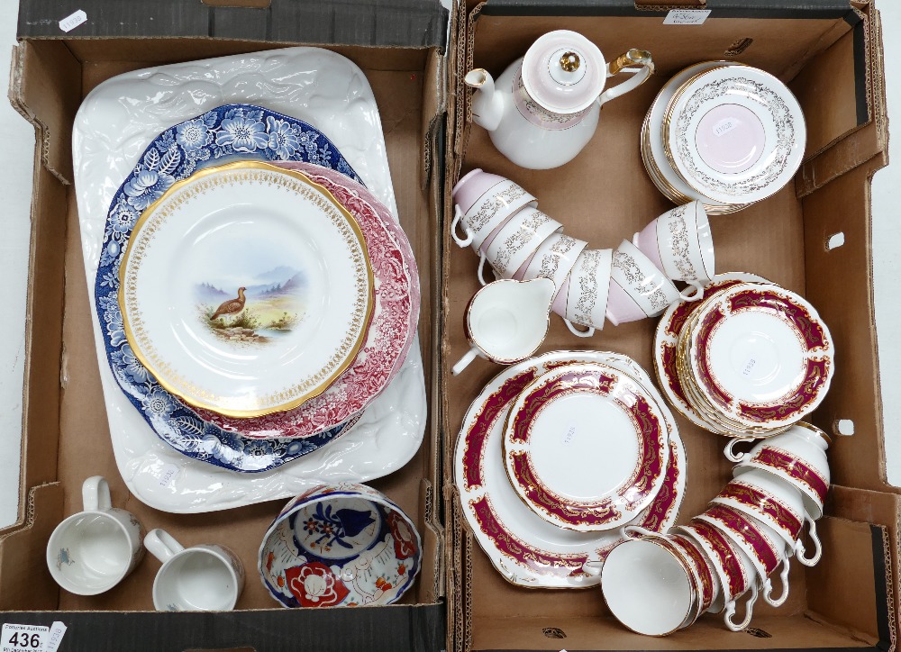 A mixed collection of ceramic items to include Phoenix Bone Chine part tea set to include tea cups,