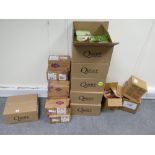 A large collection of Quest Nutrition mint chocolate chunk protein bars,