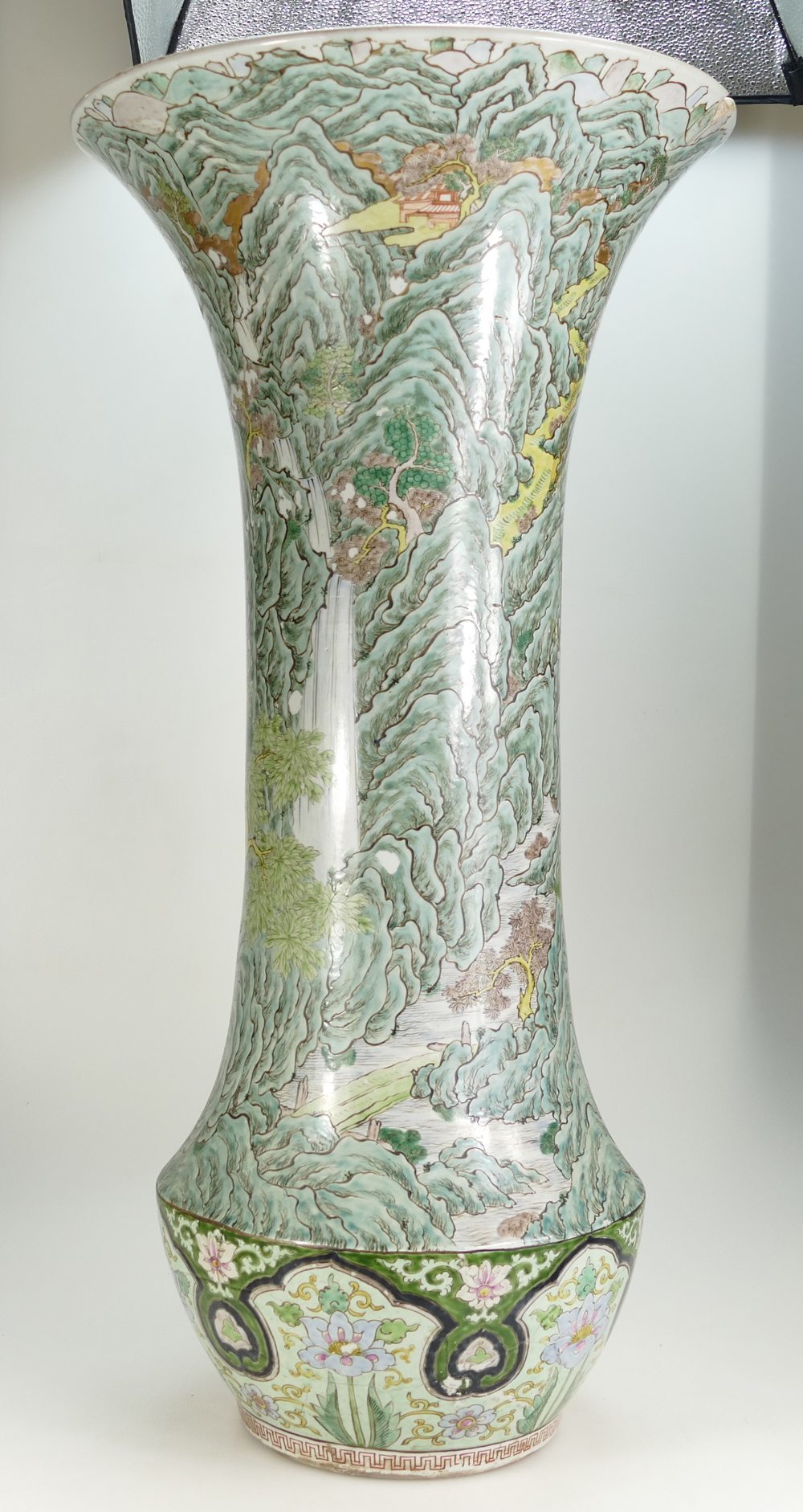 Large 19th Century Oriental vase with wa - Image 3 of 5