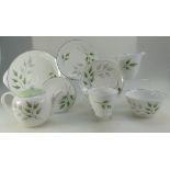 Shelley tea set in the Evergreen design,