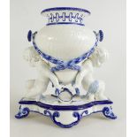 Wedgwood centrepiece of urn supported by