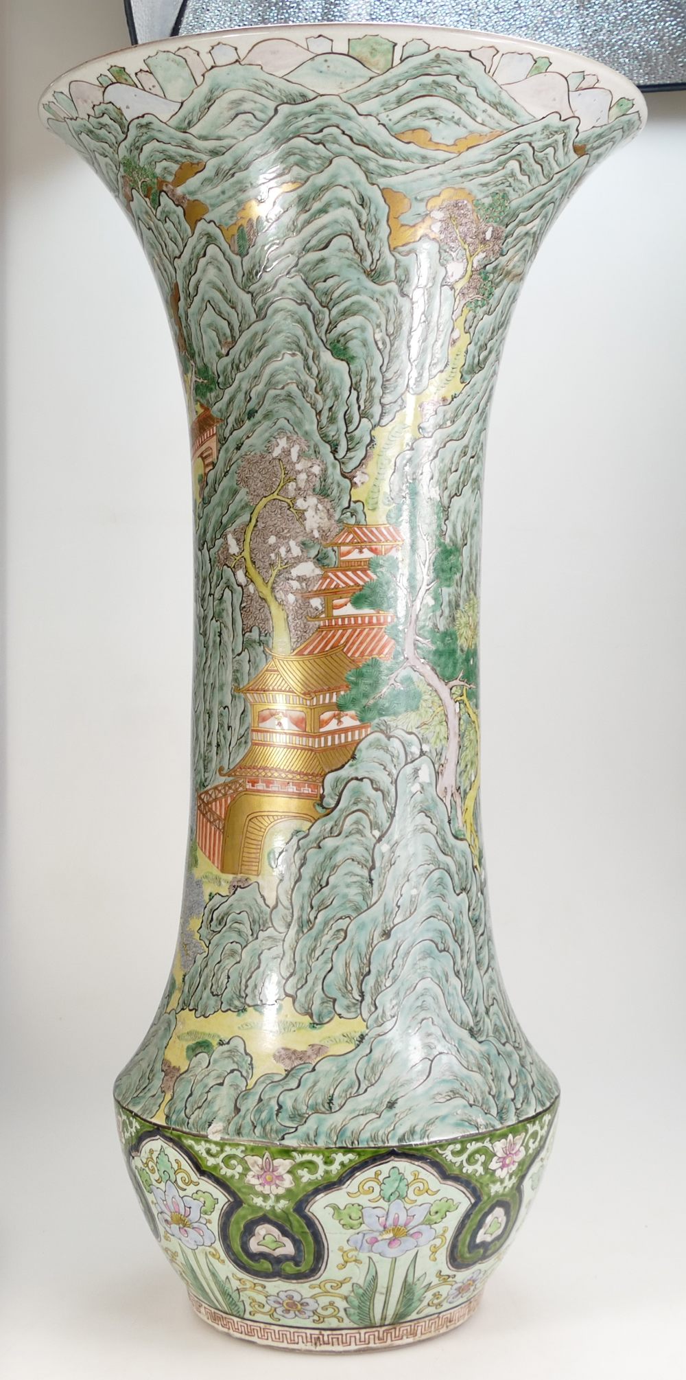 Large 19th Century Oriental vase with wa - Image 2 of 5