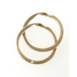 Gold split love ring wedding band, proba