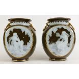 George Jones pair of vases Pate-sur-Pate