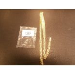 9ct gold necklace 23.2g