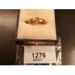 22ct buckle ring AF 2g