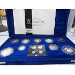 The United Kingdom Millennium Silver Coin collection