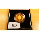 22ct gold proof £2 coin celebration the Fiftieth Anniversary of the Double Helix Discovery 15.97g