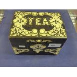 Old wooden Tea Caddy