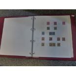 GB Stamp album, specimen stamps, Queen Victoria-Queen Elizabeth II