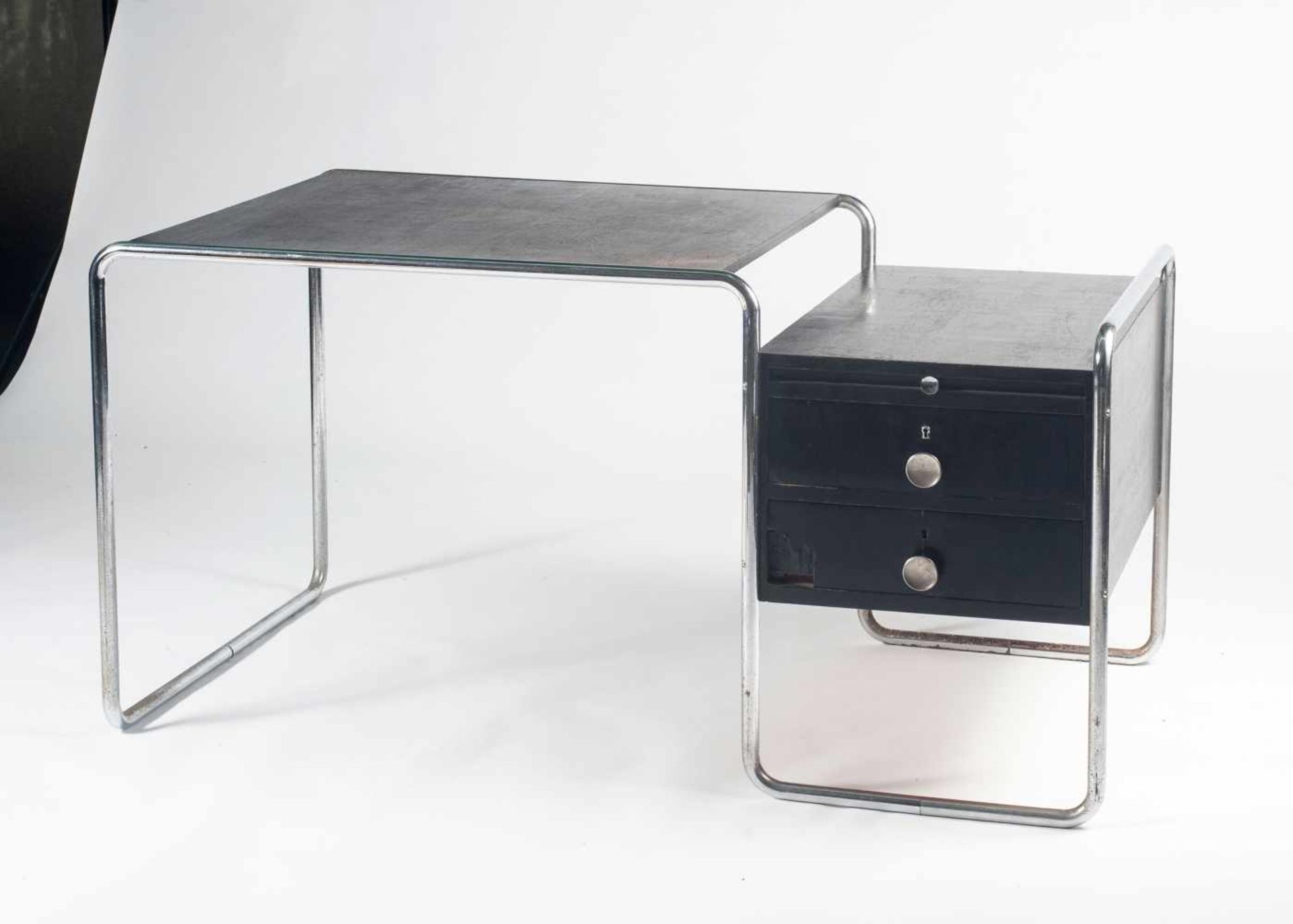 Marcel Breuer Schreibtisch 'B 65', 1929/30 H. 74,5 x 150 x 78 cm. Thonet, Frankenberg, 1930er Jahre.