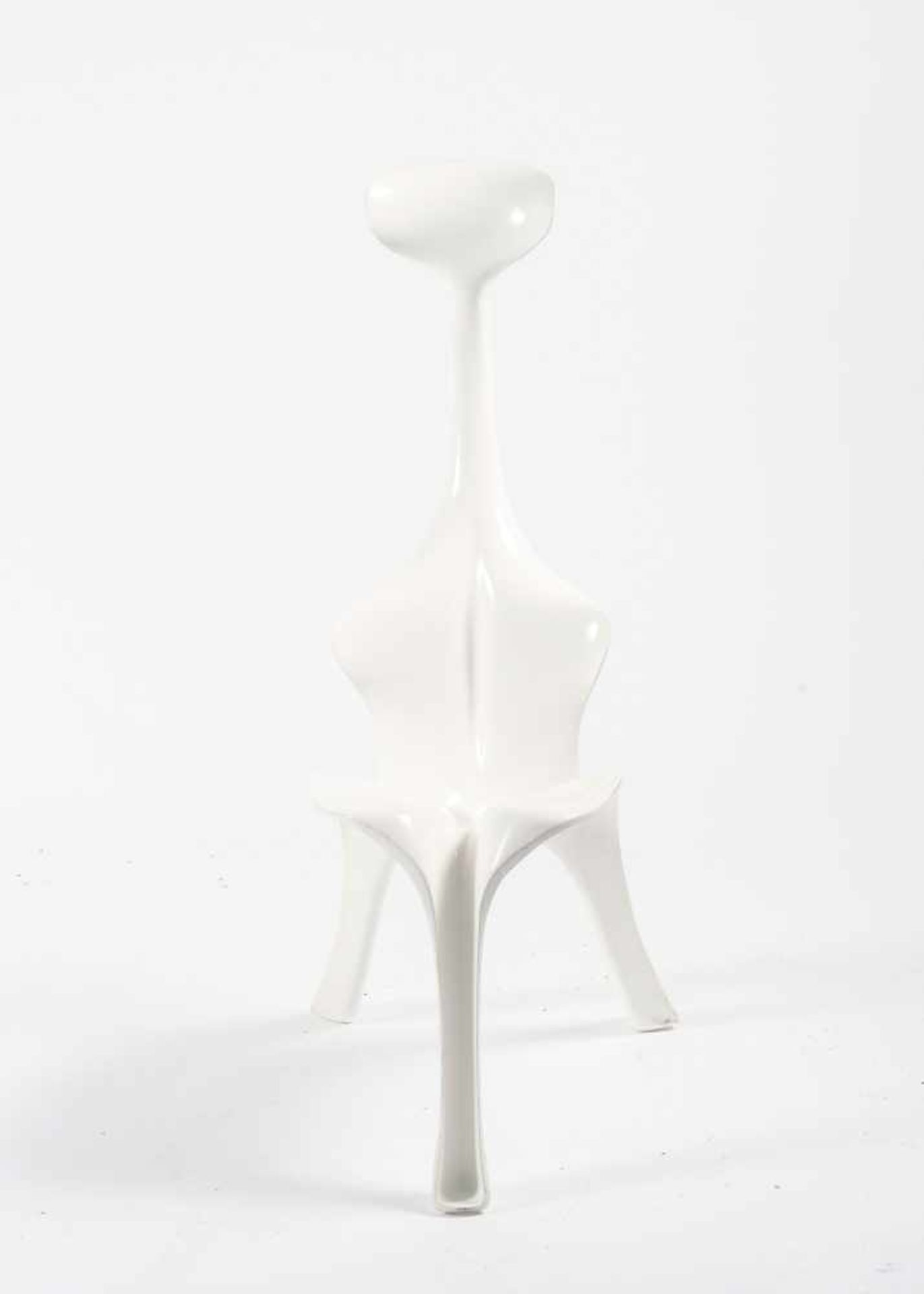 Günter Beltzig Unikat Prototyp Stuhl 'Floris', 1967/1990 H. 106,5 x 48 x 61 cm. Galerie Wolfgang - Bild 2 aus 5