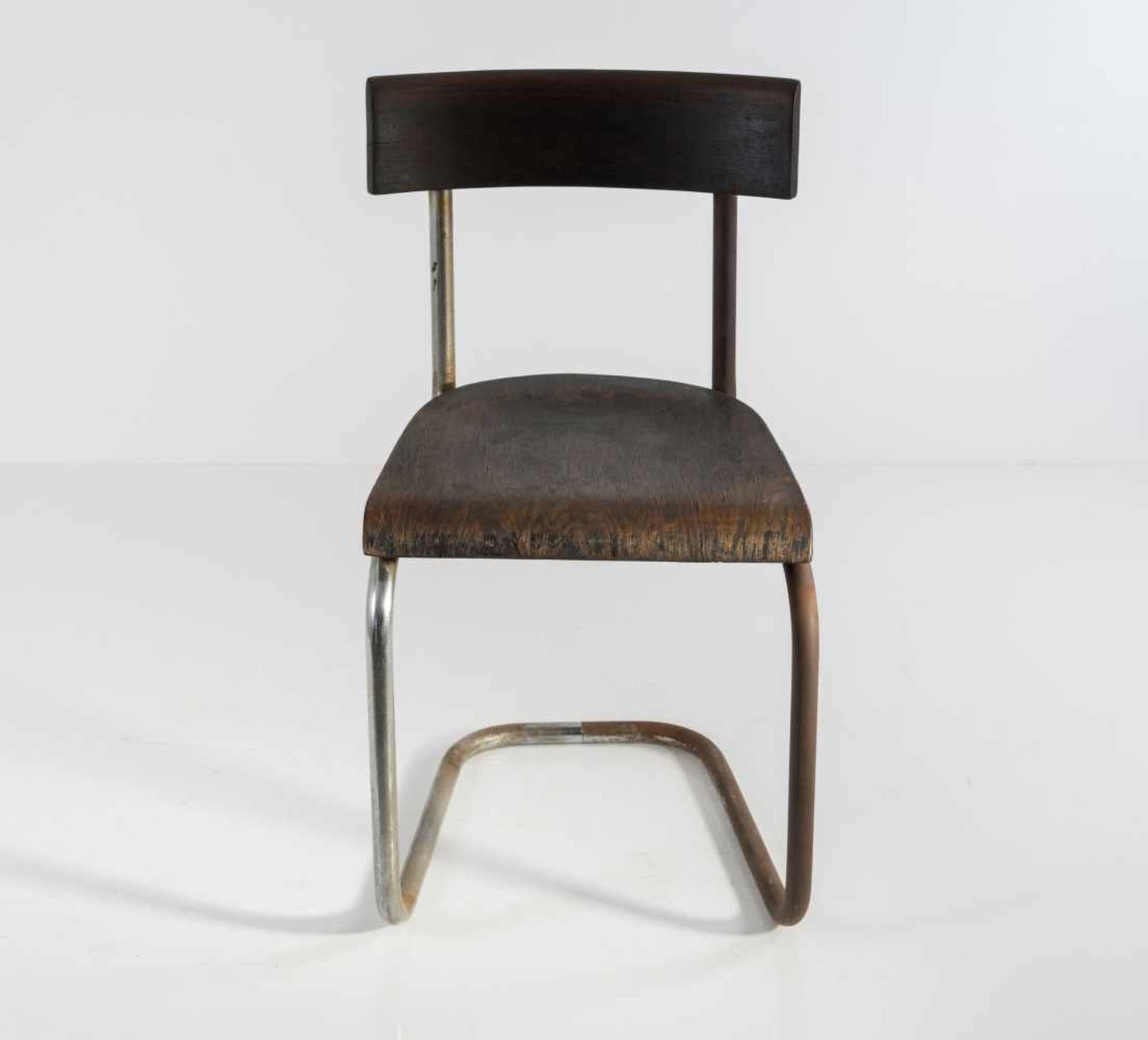 Mart Stam Freischwinger 'B 262', um 1935 H. 79 x 42 x 47,5 cm. Thonet, Frankenberg. Stahlrohr, - Bild 2 aus 7