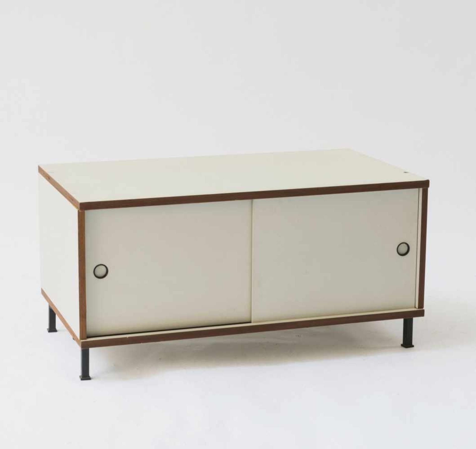 Hans Gugelot Sideboard 'Möbelsystem 125', 1950/56 H. 50 x 100 x 56,5 cm. Wilhelm Bofinger,