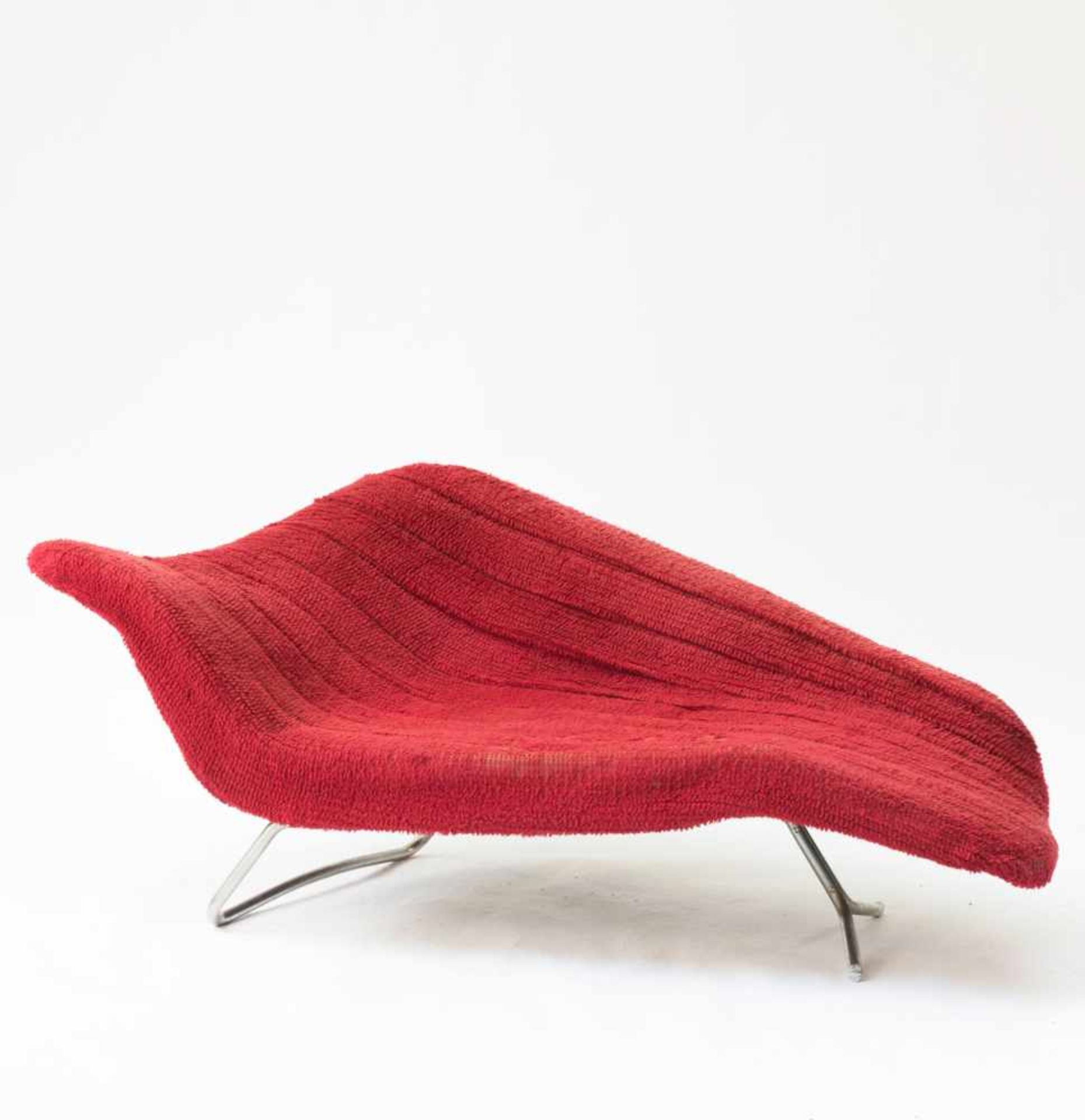 Hans Hartl Chaiselongue 'Soloform 5008', 1954 H. 76 x 185 x 85 cm. Eugen Schmidt, Darmstadt. - Bild 3 aus 3