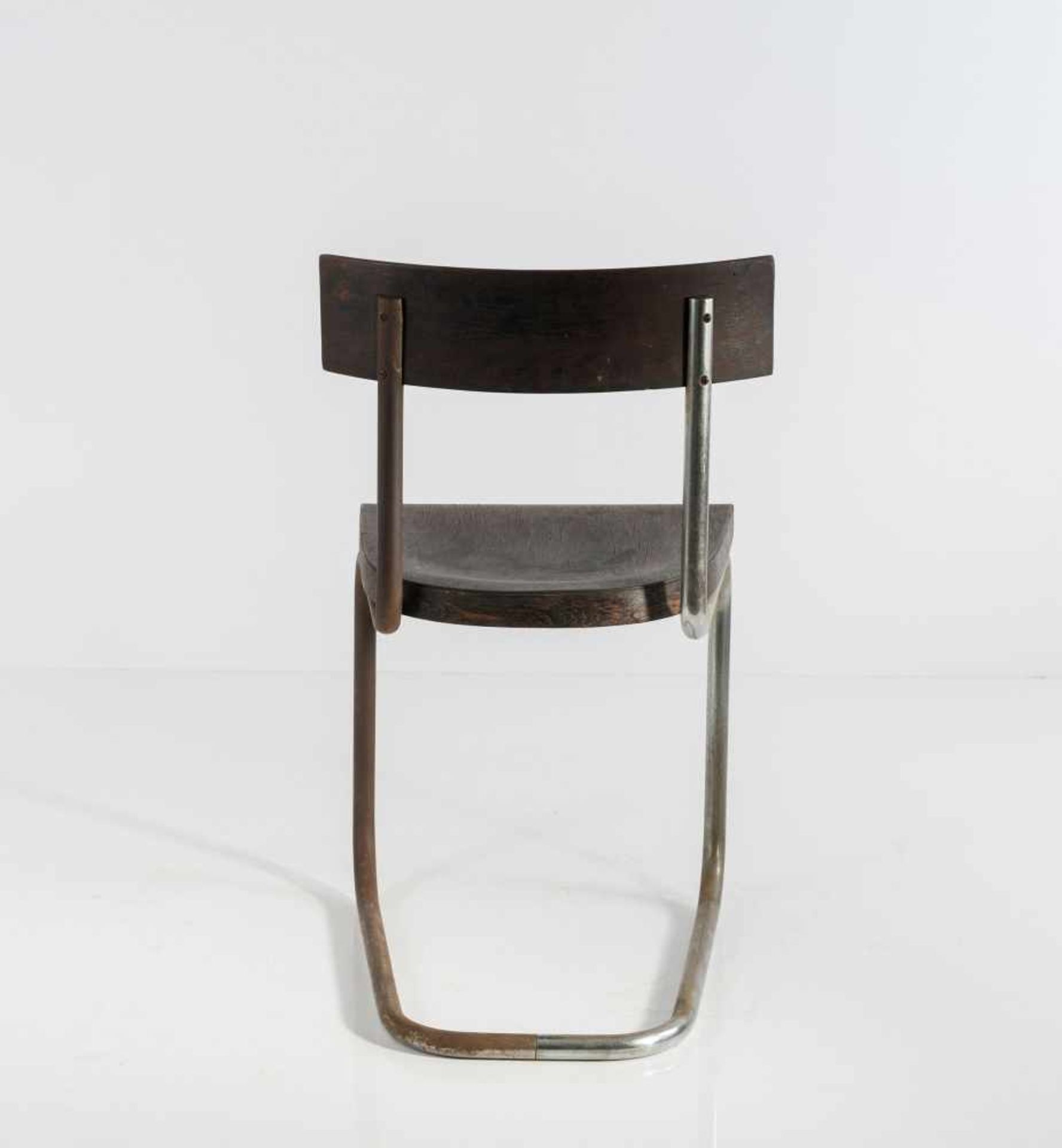 Mart Stam Freischwinger 'B 262', um 1935 H. 79 x 42 x 47,5 cm. Thonet, Frankenberg. Stahlrohr, - Bild 4 aus 7