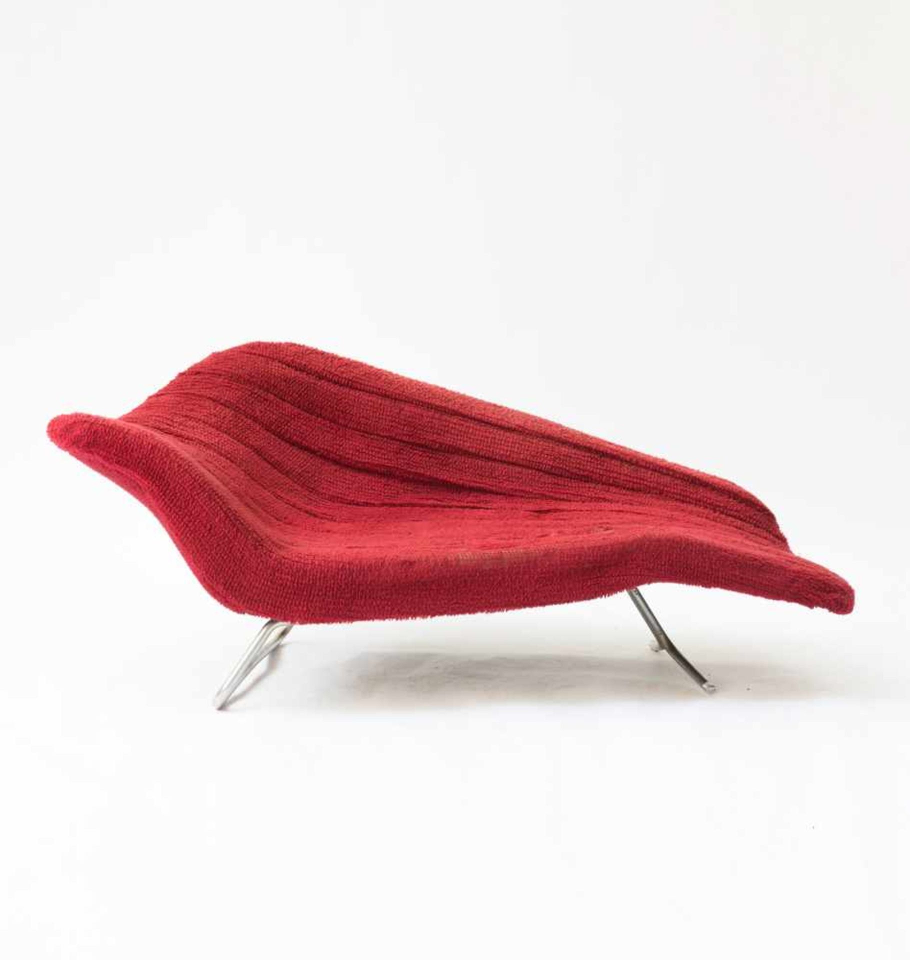 Hans Hartl Chaiselongue 'Soloform 5008', 1954 H. 76 x 185 x 85 cm. Eugen Schmidt, Darmstadt. - Bild 2 aus 3