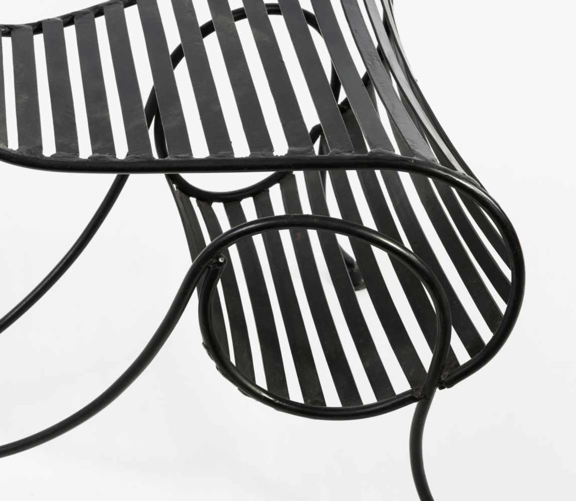 André Dubreuil Sessel 'Spine chair - Variante', 1988 H. 106 x 46 x 75 cm. A. D. Decorative Arts, - Image 4 of 8