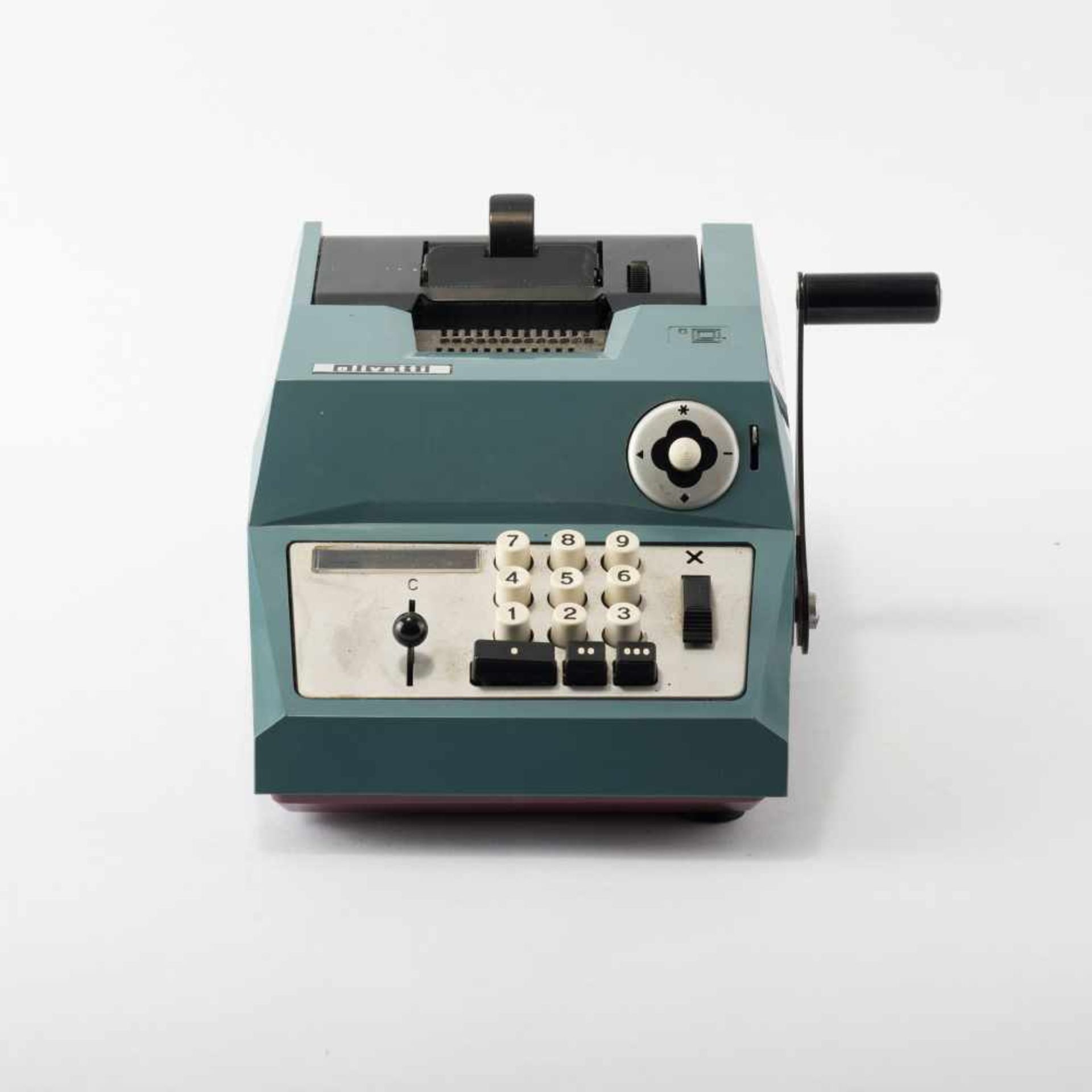 Rechenmaschine 'Summa Prima 20', um 1961 Marcello Nizzoli H. 14,6 x 24 x 34,5 cm. Olivetti, Mailand. - Bild 3 aus 3