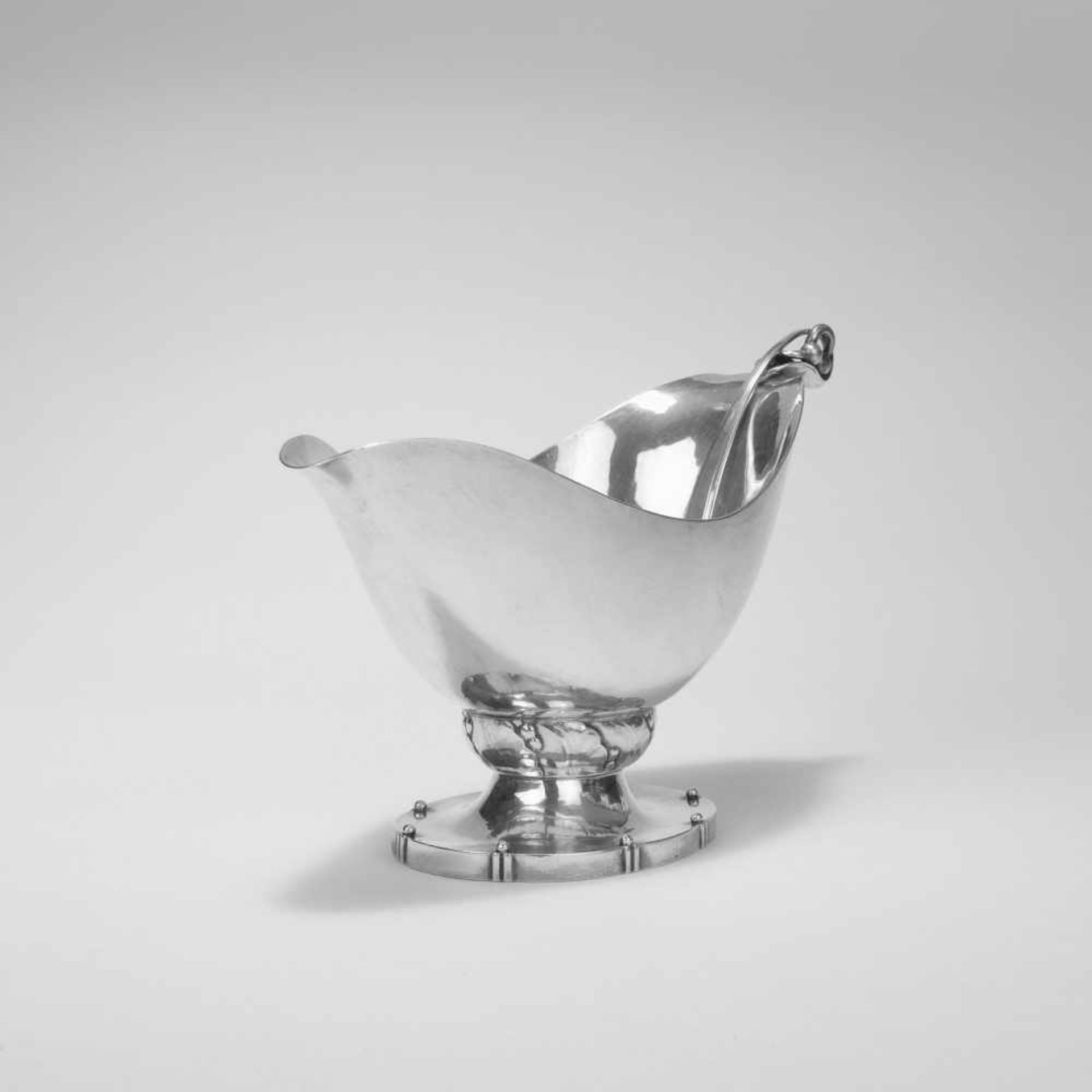 Sauciere, 1919 mit verwandtem Löffel, um 1939 Georg Jensen, Kopenhagen; W. & S. Sørensen, Kopenhagen - Bild 4 aus 4