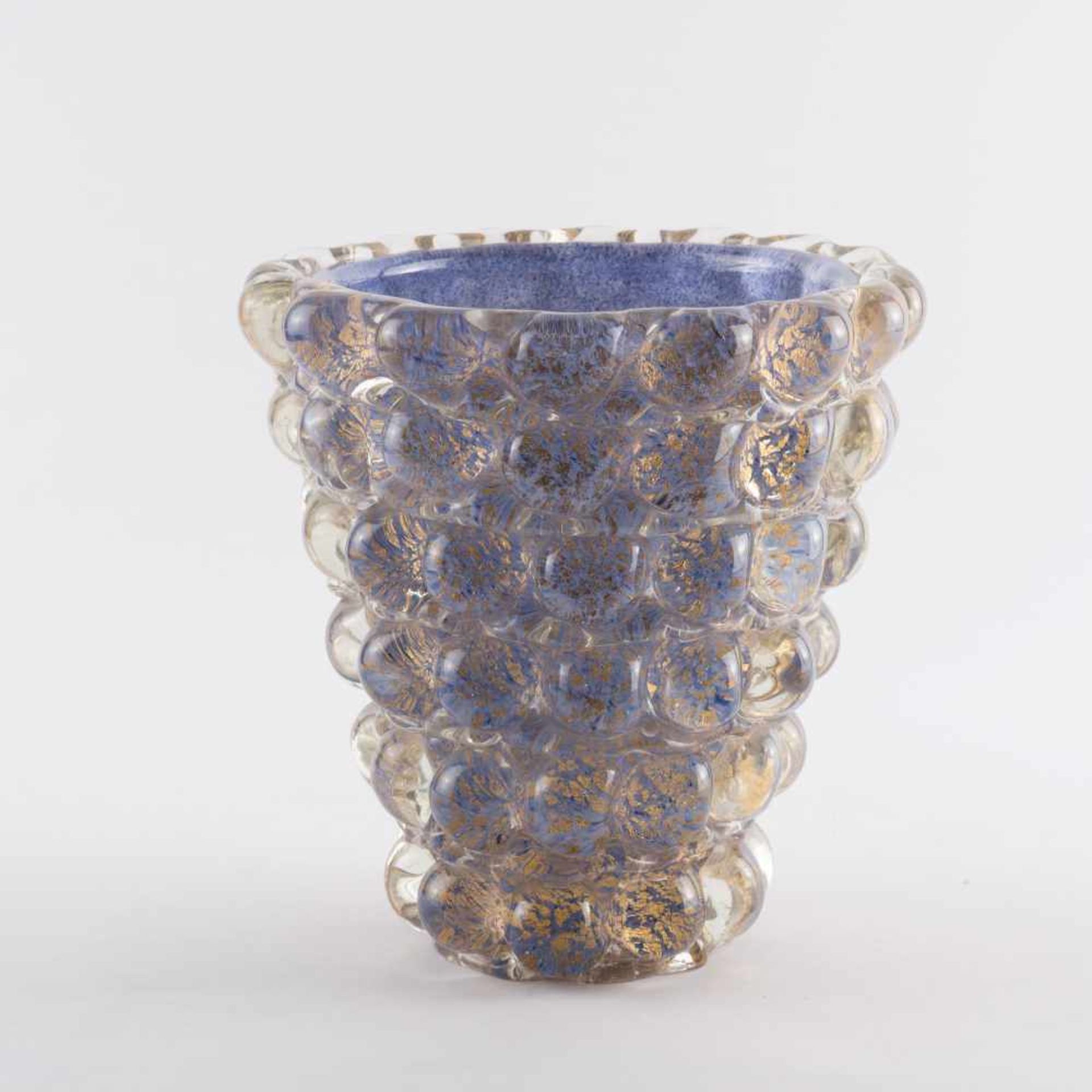 Vase 'Lenti', 1940 Ercole Barovier Trichterform. H. 25 cm. Ausführung: Barovier & Toso. - Bild 6 aus 6