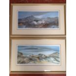 M Donald, a pair of signed & numbered limited edition landscape prints, titled Western Light and