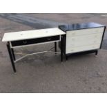 A 60s Gplan dressing table and chest of drawers