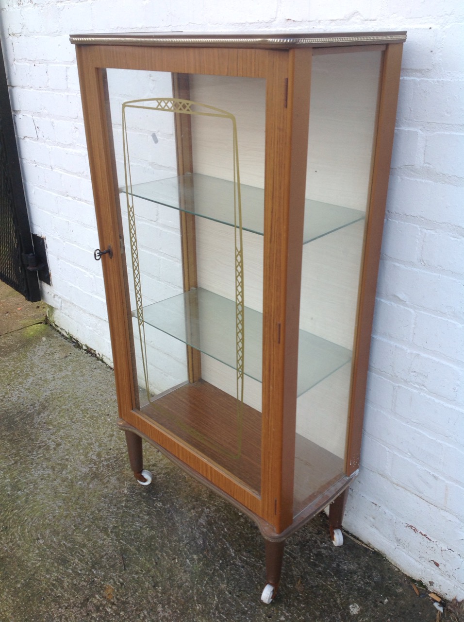 A 60s faux walnut cabinet - Image 2 of 3