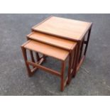 A G-plan nest of teak tables