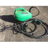 A Performance Power PP1300 electric pressure washer.