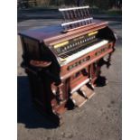 A Victorian mahogany Mason & Hamlin harmonium