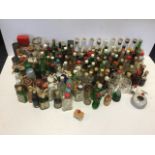 A collection of miniatures - sherry, spirits, novelty bottles, liqueurs, ceramic, rum, etc., (164)