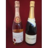 Nyetimber, English sparkling wine, 5 bottles, 75cl; and non vintage Gratien & Meyer Champagne,