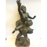 Nineteenth century bronze, after Giamologna, Abduction of Sabine Woman