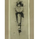 Alexander P Thomson, etching, signed in pencil on margin, verso Andrew Duthie Glasgow gallery label